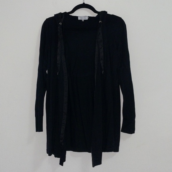 Calvin Klein Open Front Cardigan Sweater - Picture 6 of 7